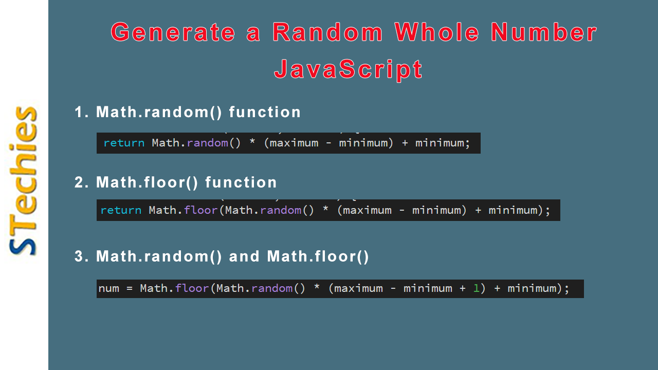 random number in javascript