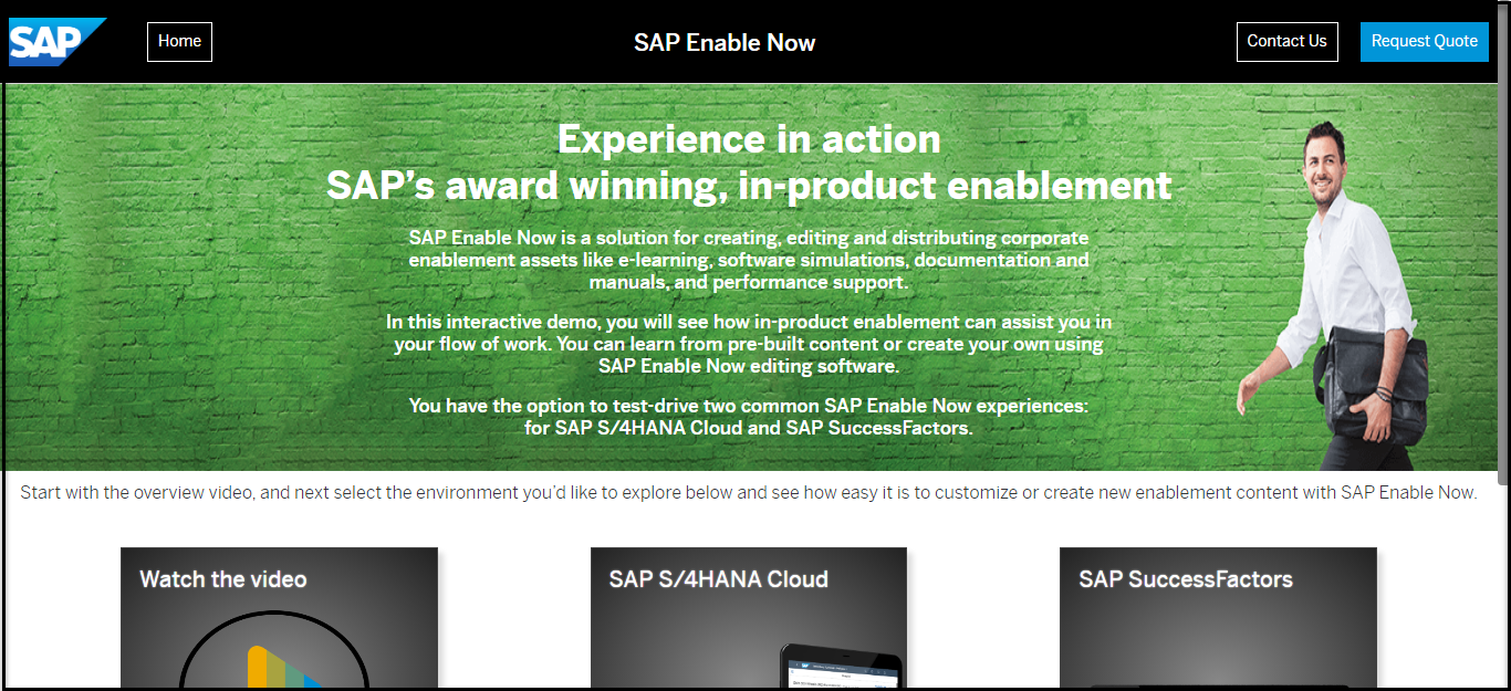 What is "SAP Enable Now" Framework