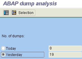 ABAP Dumps
