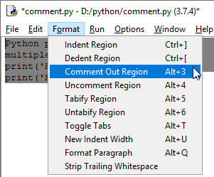 Comments in Python-2