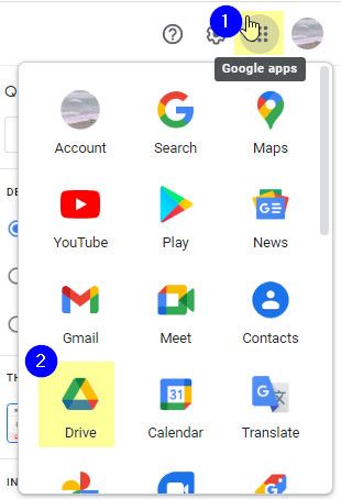 Open Google Drive