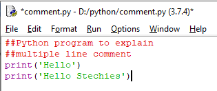 Comments in Python-5