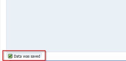 Data was saved