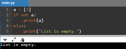 What is “If Not” in Python?