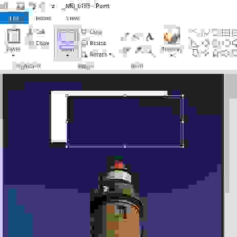 can you paint a transparent layer in ms paint