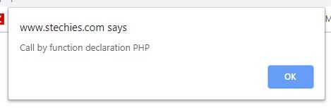 Call PHP Function from JavaScript