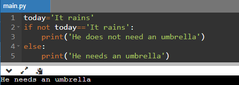 What is “If Not” in Python?