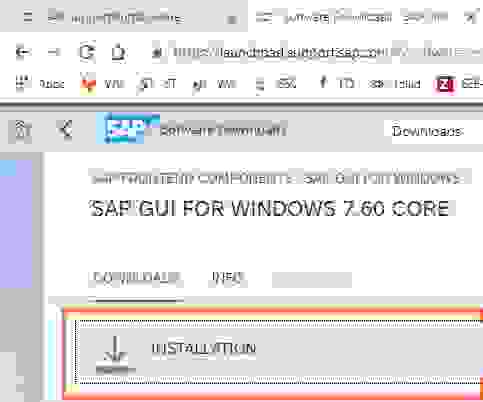 sap service marketplace sap gui download
