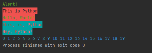 Print Colored Text to the Terminal in Python?