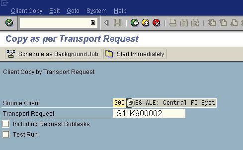 SCC1 Perform transport in same R/3 system but in different Clients