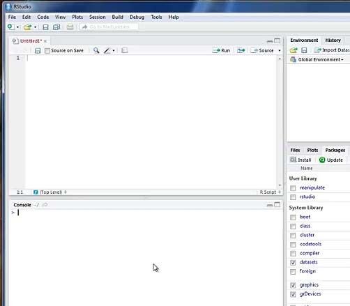 clear rstudio console