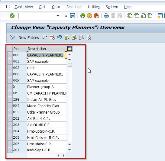 Capacity Planner