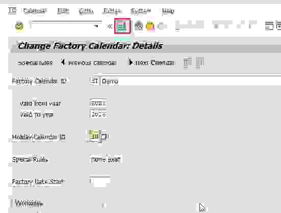 How To Create Factory Calendar In SAP 
