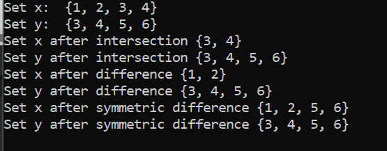 Python Sets: The Set Data type in Python