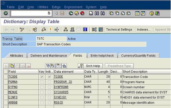 How To Find Out Complete List Of Sap Transaction Codes 