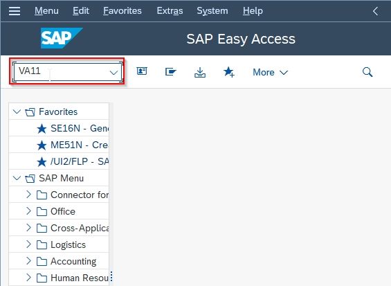 T-code VA11