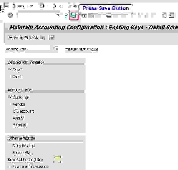 How to Define Posting Key in SAP FI?