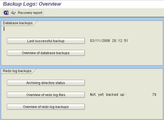 Backup Log Overview