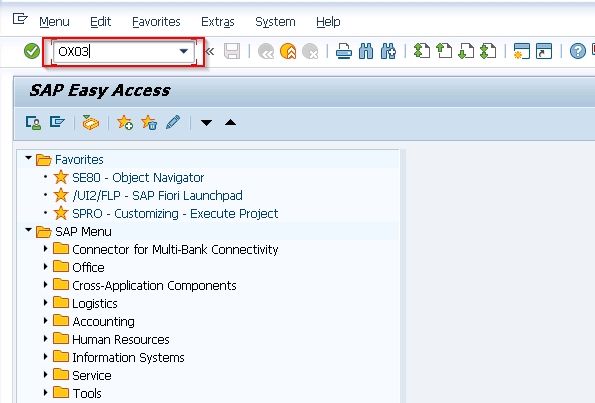 t-code OX03