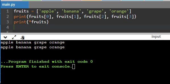 difference-between-single-and-double-asterisk-in-python