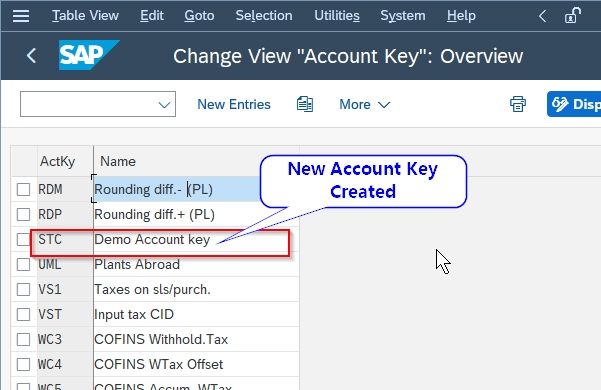 Demo Account Key