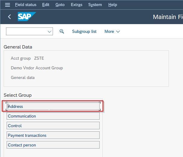 How To Create A Vendor Account Group In Sap Fico 7928