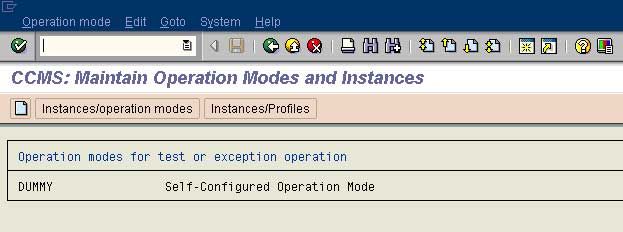 Setting up Operations Modes