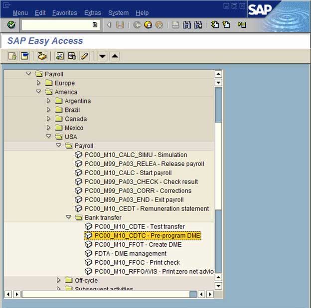 Creating DME Payment