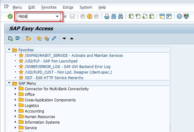 Document Reversal In SAP 