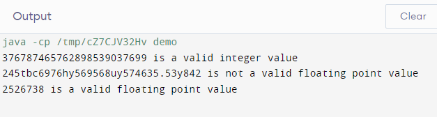 Check if String is a Number in Java