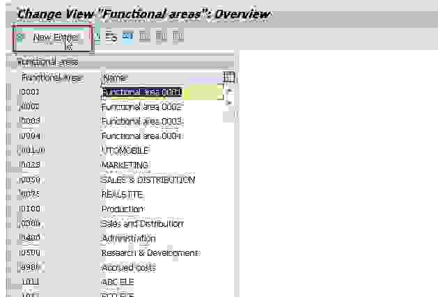 how-to-define-functional-area-in-sap
