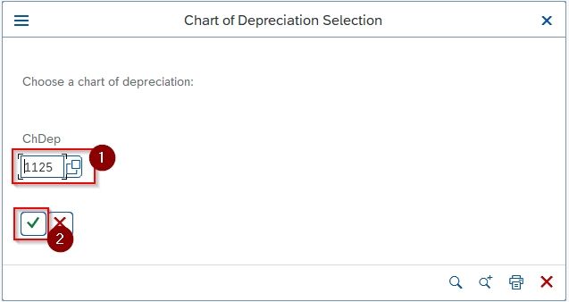 Chart of Depreciation