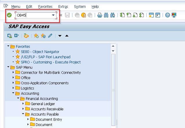 SAP Easy Access