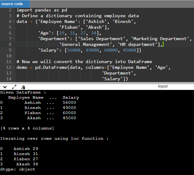 Different Methods To Iterate Over Rows In A Pandas DataFrame?