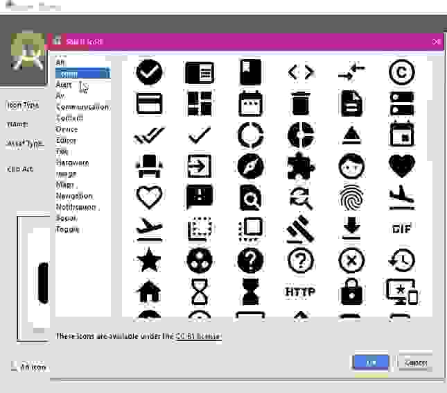 add your own icon android studio