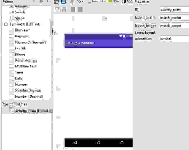 Split Screen using Multiple Layout