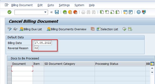 t-code-vf11-cancel-billing-document