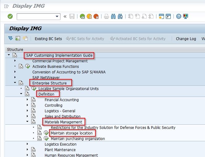 SAP Customizing