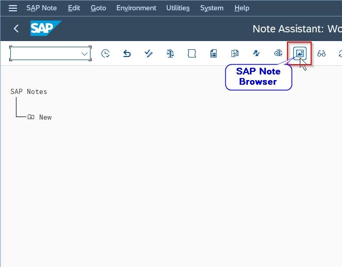 SAP Note Browser