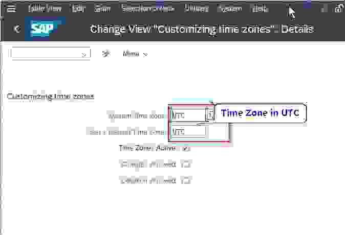 how-to-change-timezone-in-sap