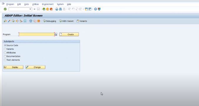 SAP-ABAP-Editor