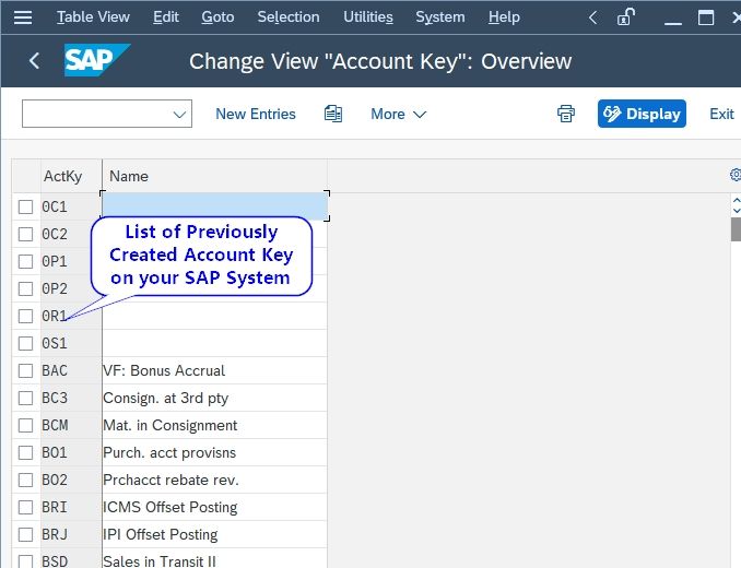 account key assignment in sap sd