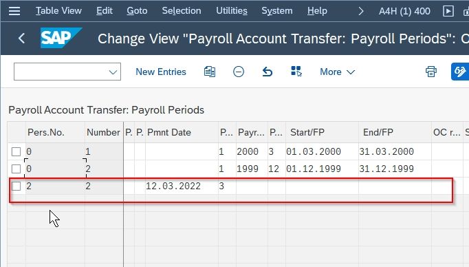 New Payroll Procedure