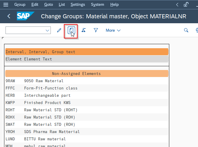 number assignment for packaging material type not maintained