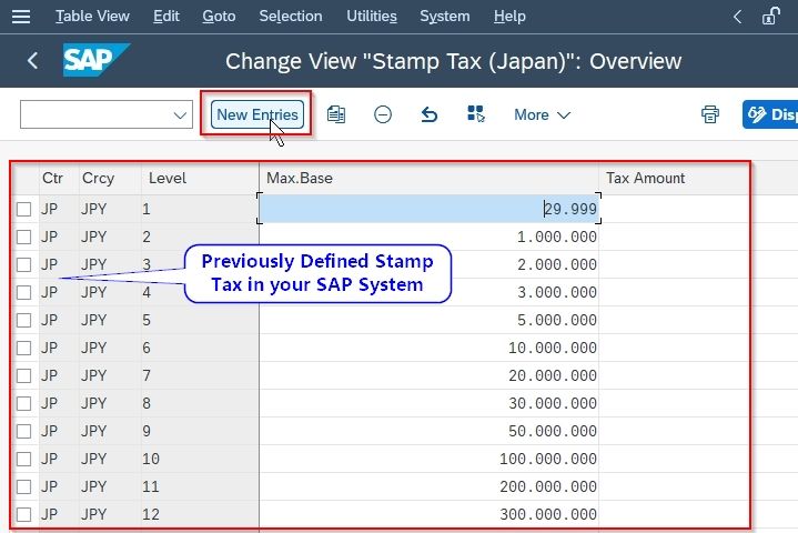 Previously Define Stamp Tax