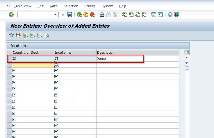 Incoterms Details