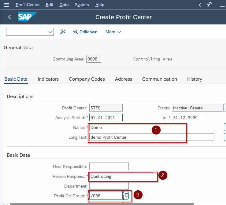 Profit Center Group