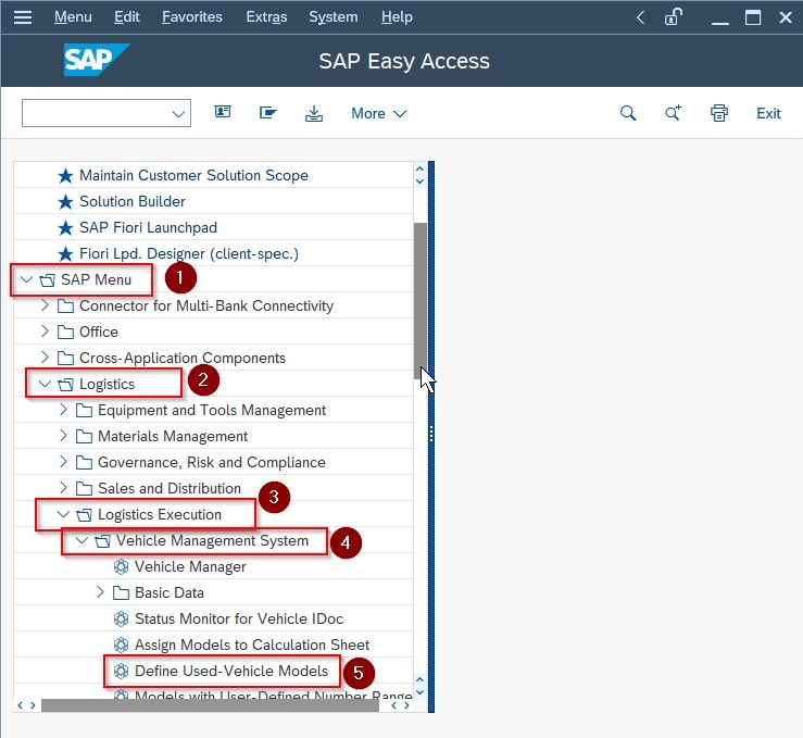 SAP IMG path