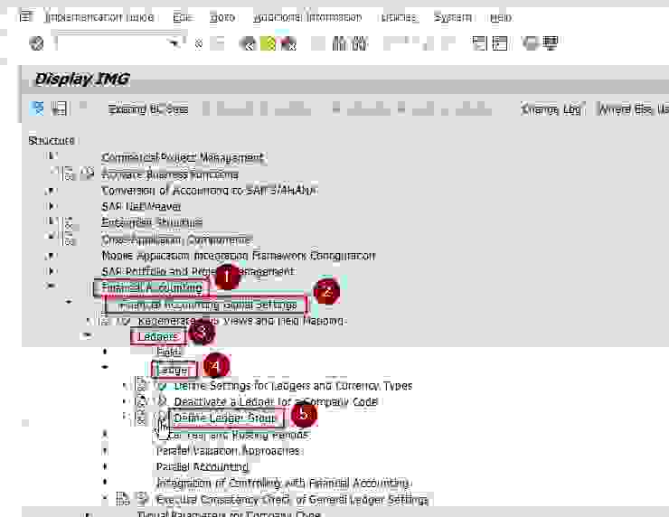 how-to-define-group-ledger-in-sap