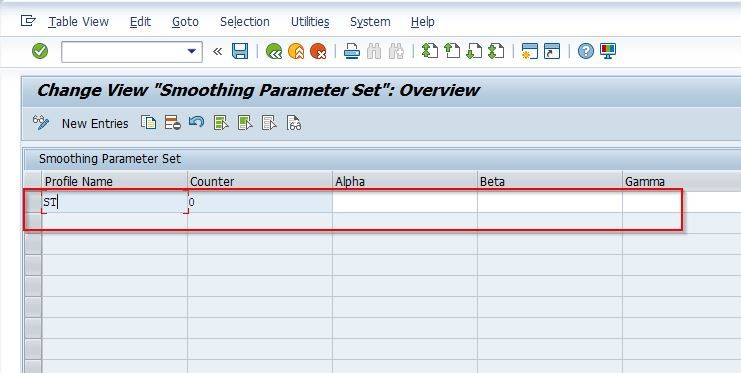 New Smoothing Parameter